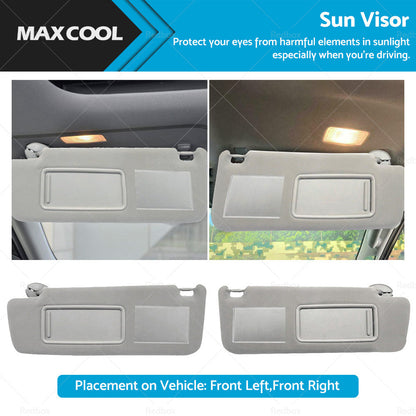 Sun Visor Pair Left & Right Suitable For Toyota Prado TRJ120 RZJ120 KDJ120 LJ120 KZJ120-0