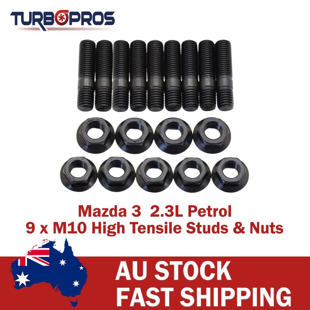 High Tensile Turbo Charger Stud Kit for Mazda 3 2.3L Petrol
