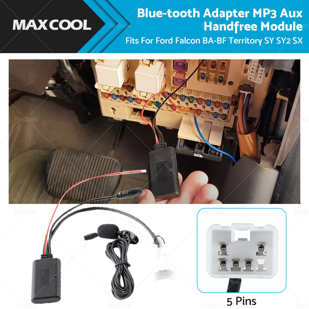 Bluetooth Adapter MP3 Aux Module for Ford Falcon BA-BF Territory 2002-2011