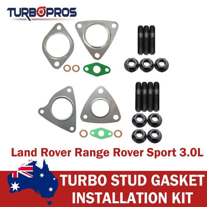 Twin Turbo Installation Stud & Gasket Kit for Land Rover Range Rover Sport 3.0L