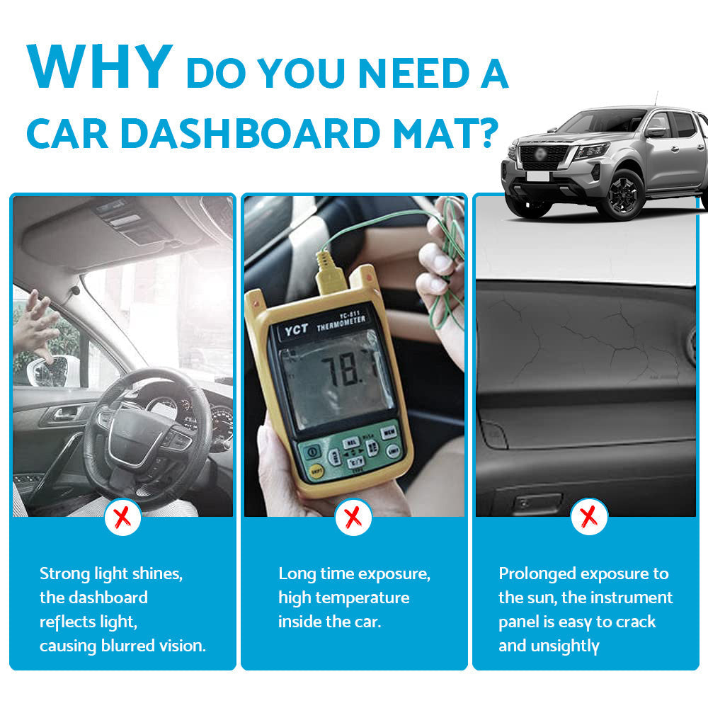 Black Non-Slip Dash Mat Cover Suitable For Toyota Yaris Cross GX / GXL 5/2020-2022-3