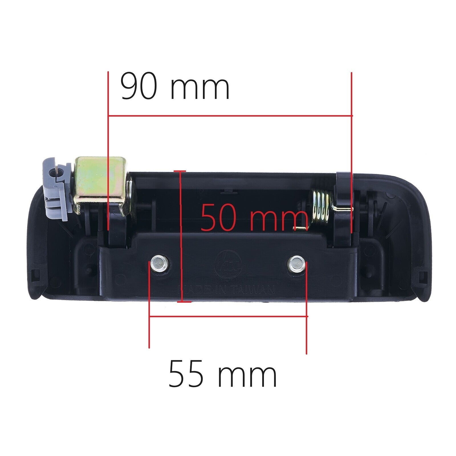 Tailgate Handle Textured Black for Mitsubishi Triton MQ MR 2015 -On