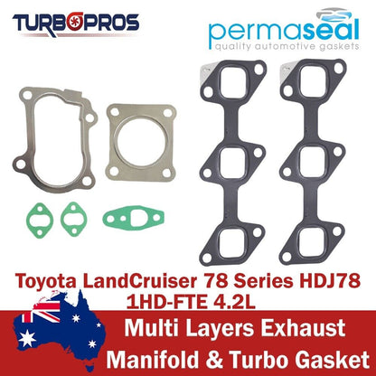 Permaseal Exhaust Manifold&Turbo Gasket for Toyota Landcruiser 78 1HD-FTE 4.2L