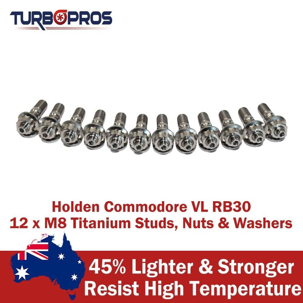 Titanium Intake Manifold Stud Kit for Holden Commodore VL RB30