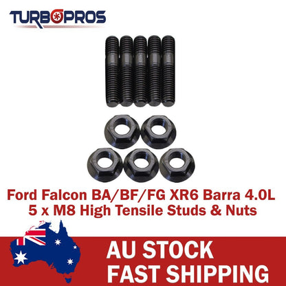 High Tensile Turbo to Dump Pipe Stud Kit for Ford Falcon XR6 BA/BF/FG Barra 4.0L