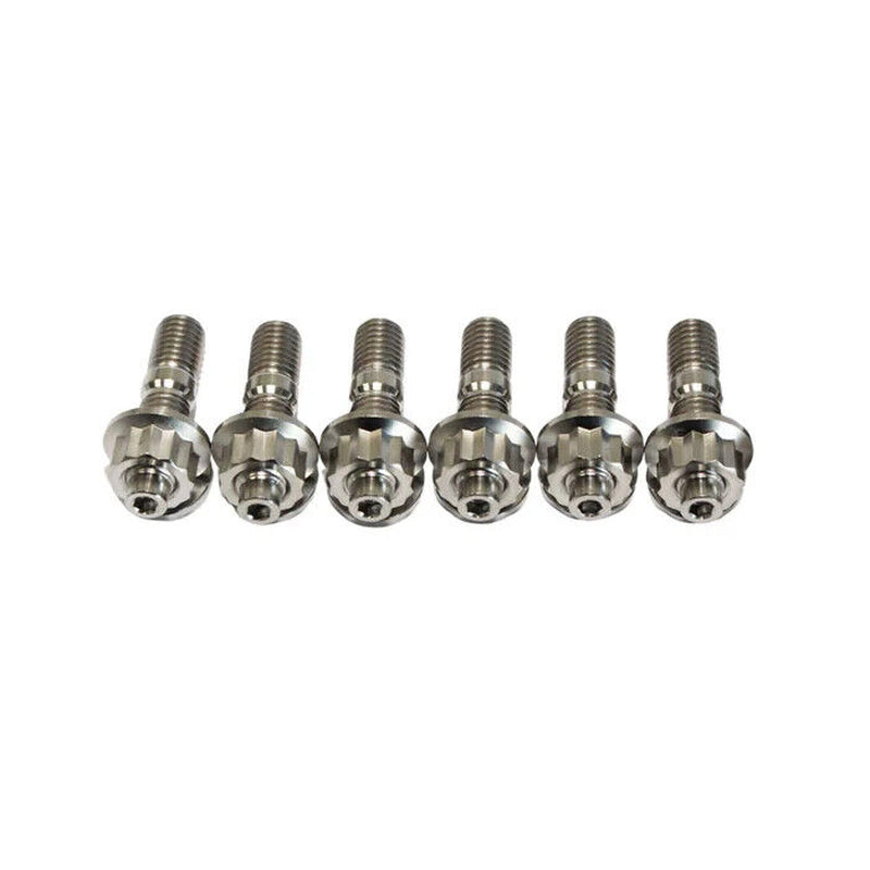 6 Pcs M10X1.5X45Mm Titanium Stud Kit for Manifold & Turbo