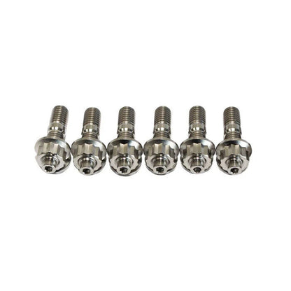 6 Pcs M10X1.5X45Mm Titanium Stud Kit for Manifold & Turbo