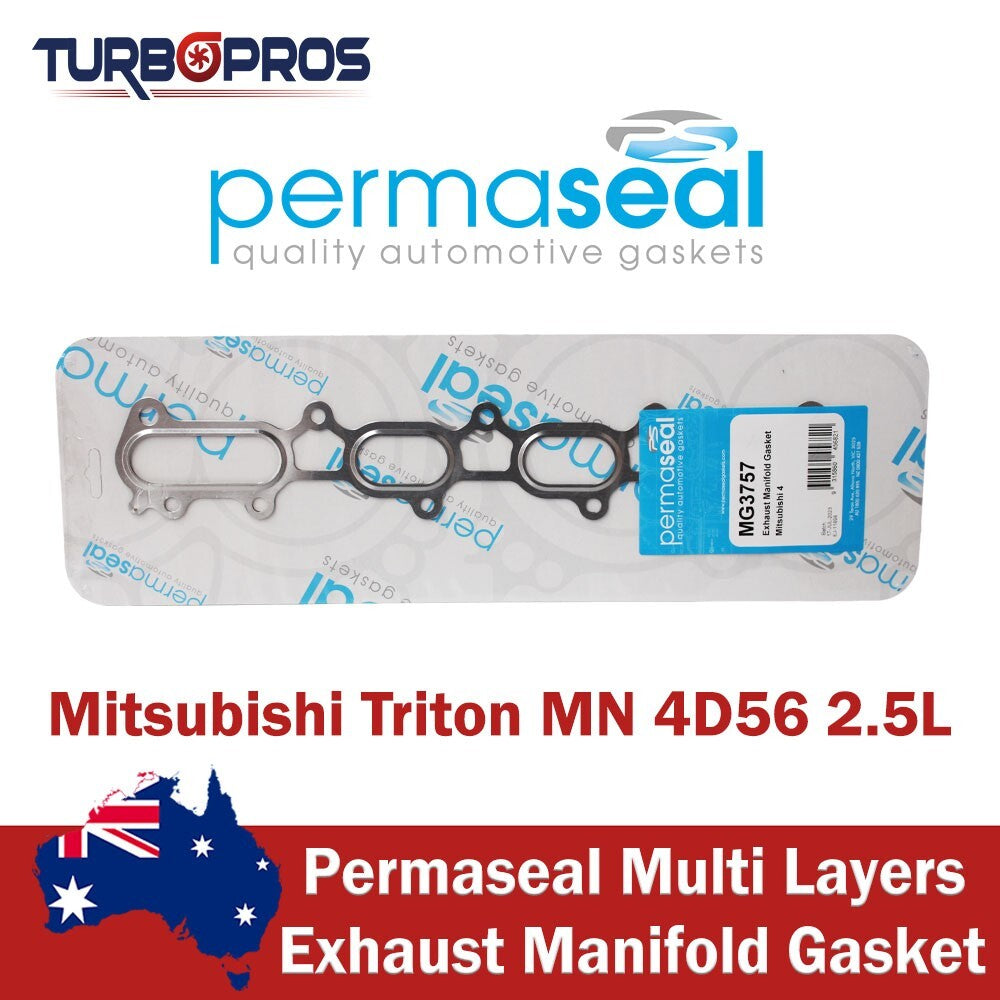 Permaseal Exhaust Manifold Gasket for Mitsubishi Triton MN 4D56 2.5L