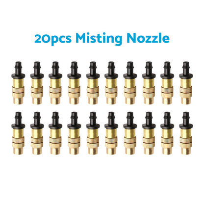 5-20x Brass Spray Misting Nozzle Sprinkler Head Garden Farm Irrigation Connector-7