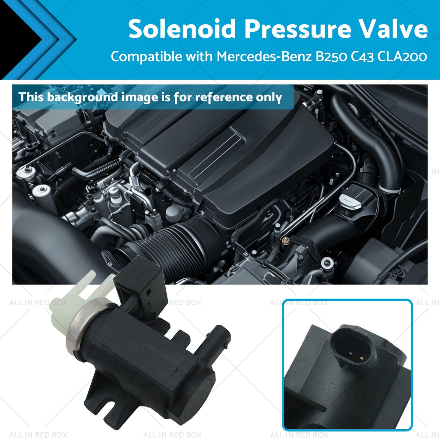 Solenoid Pressure Valve for Mercedes-Benz B250/C43/CLA200 2012-2023