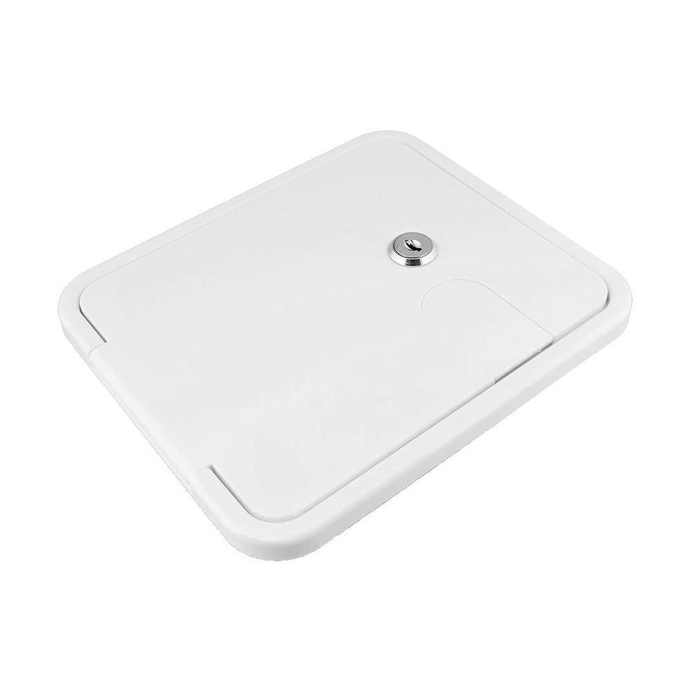 Caravan Utility Door Access Hatch Rectangle 194x165mm Suitable For RV Motorhome With Lock-4