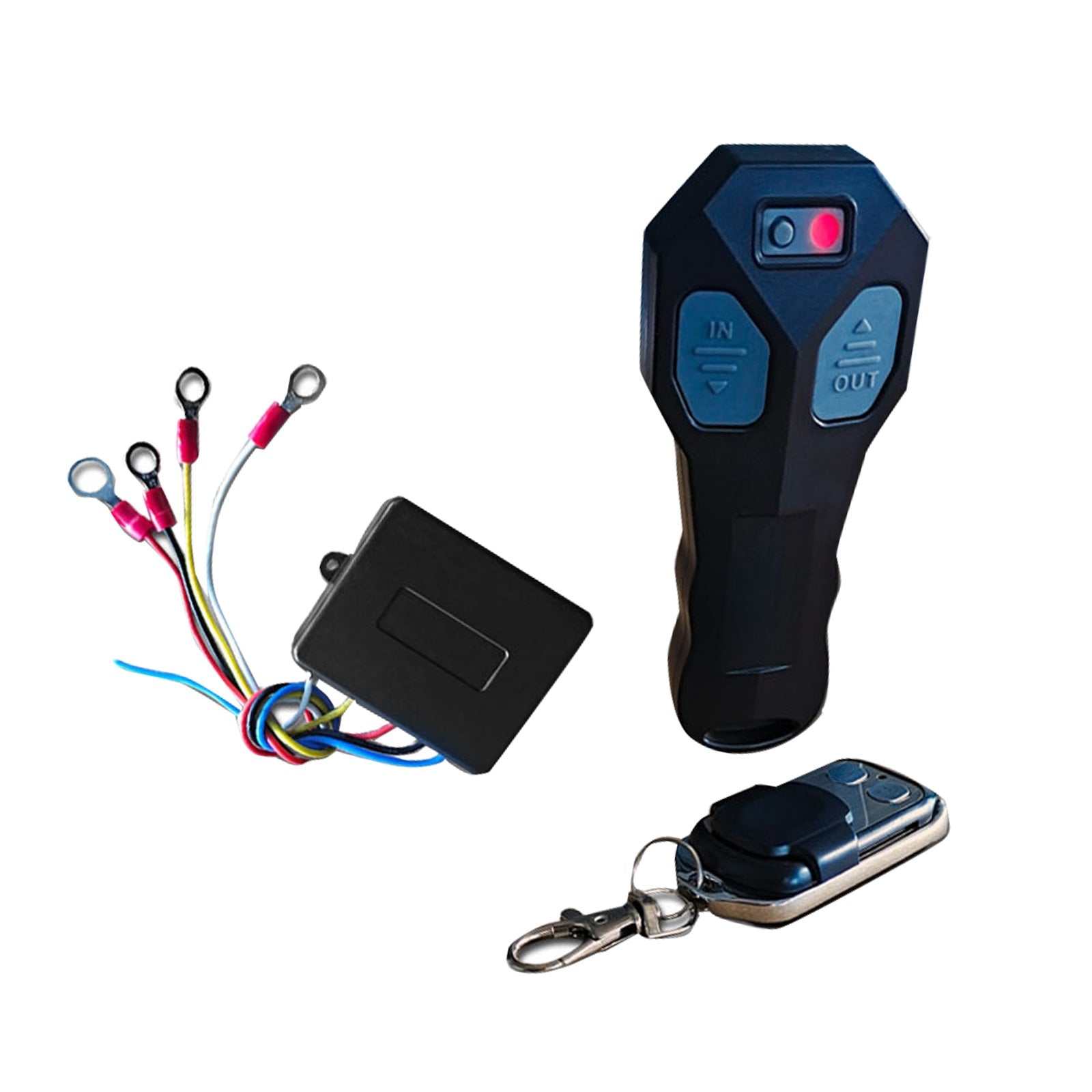 DC12V Wireless Winch Remote Control Kit Suitable for Car Jeep ATV Warn Ramsey-2