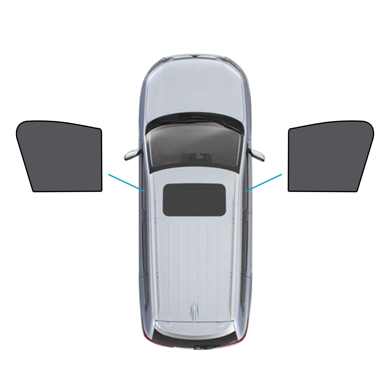 Car Window Magnetic Mesh Sun Blind Shades Suitable for Mazda CX30 CX-30 19-25-0