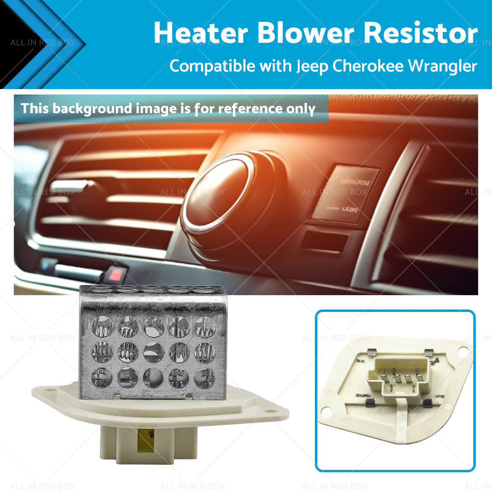Heater Blower Motor Resistor 4.0L for Jeep Wrangler Cherokee 1997-2001