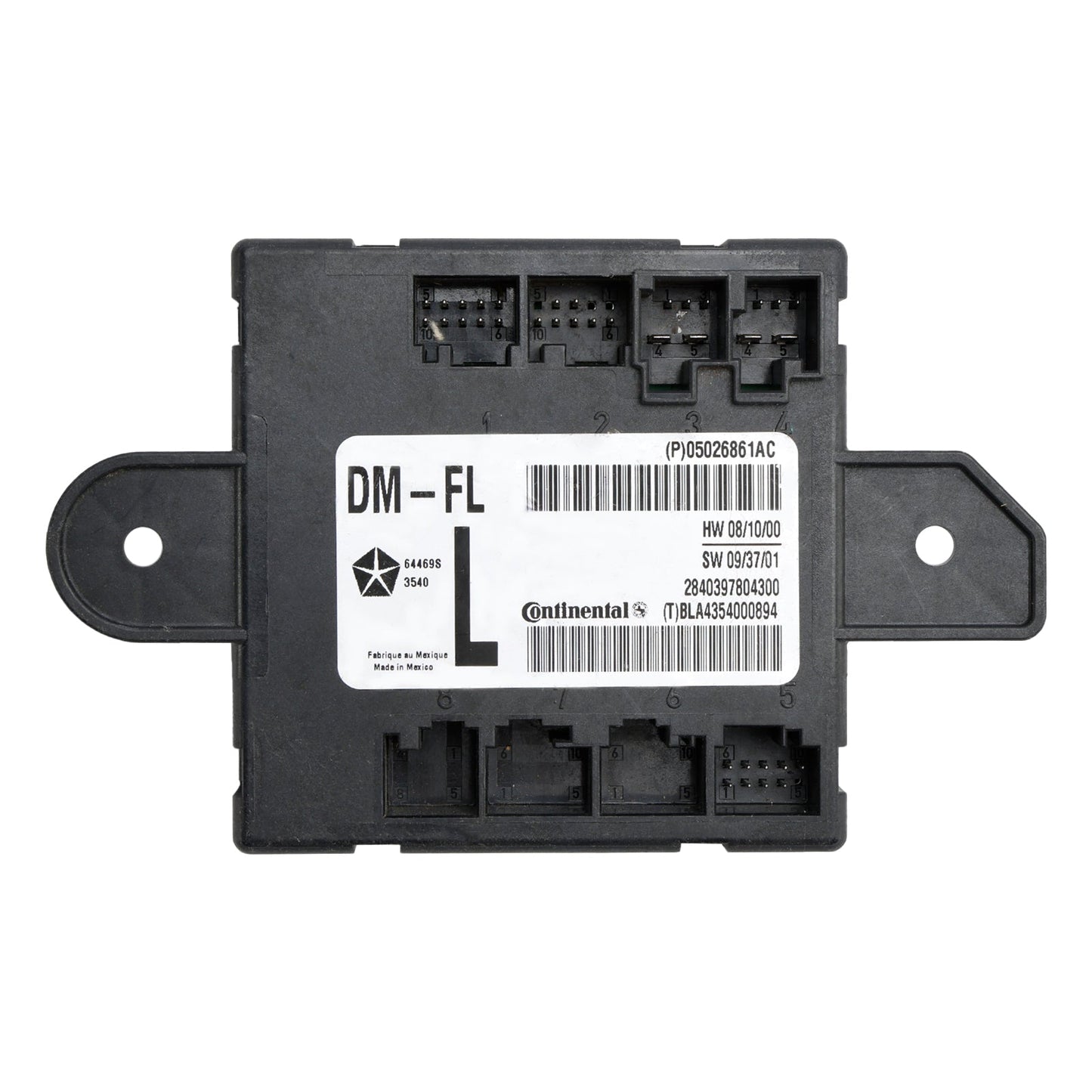 05026861AC Front Left Driver Door Module for Dodge Chrysler 2007-2020
