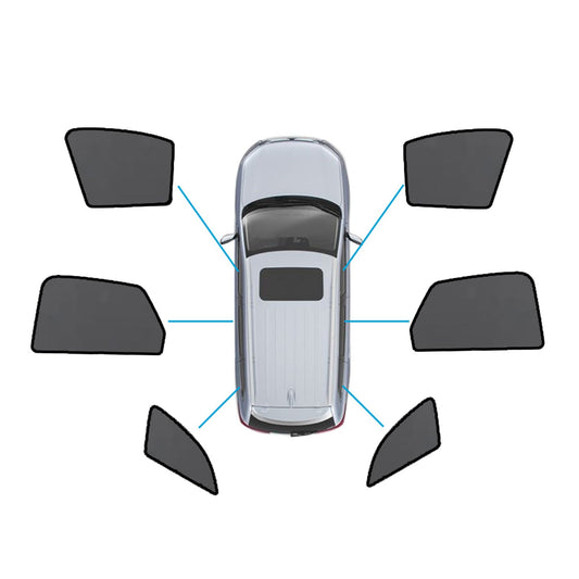 Sun Shades Magnetic Mesh for Audi Q5 FY (2017-2025) Front Rear