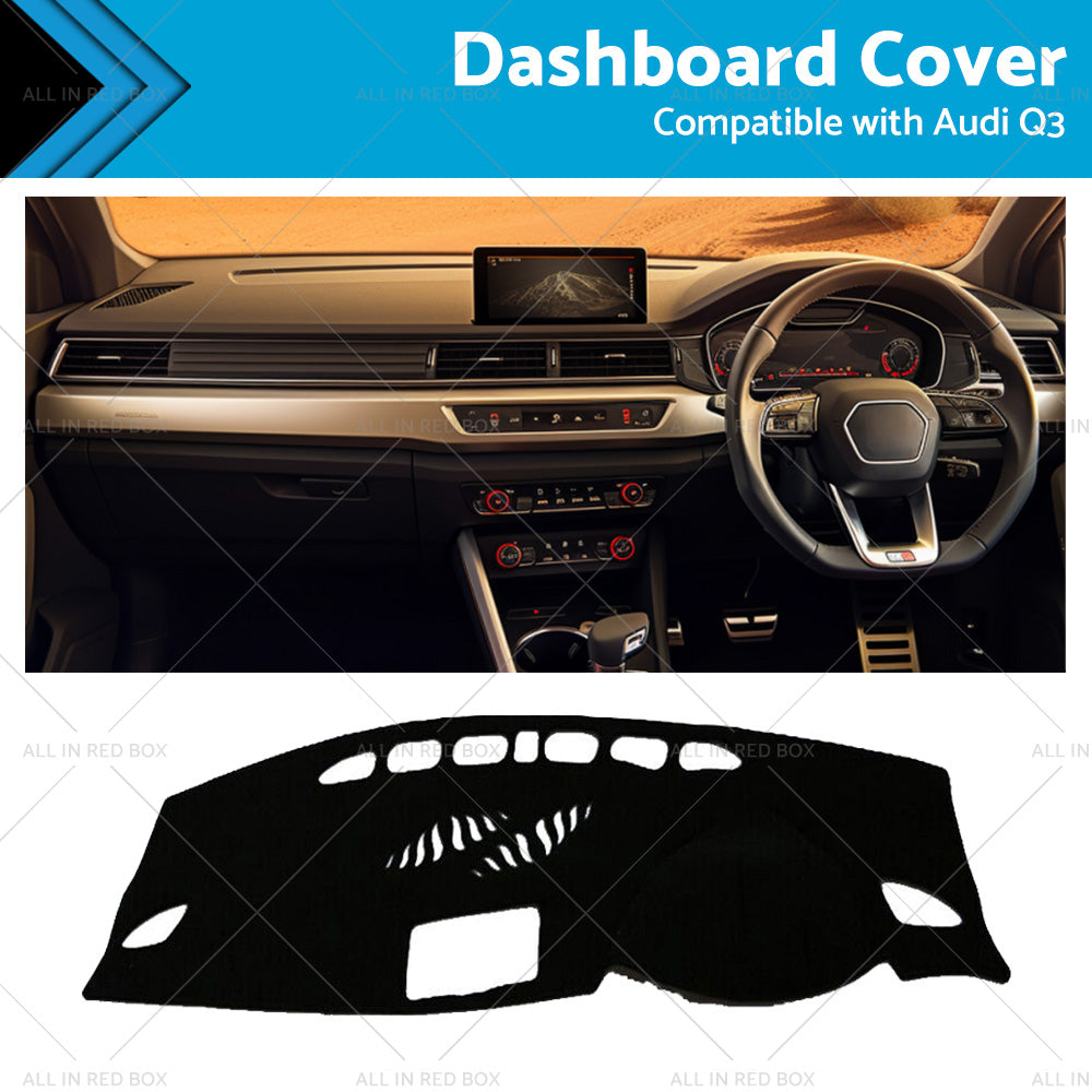 Dash Mat Black for Audi Q3 8U Series (2012-2018)