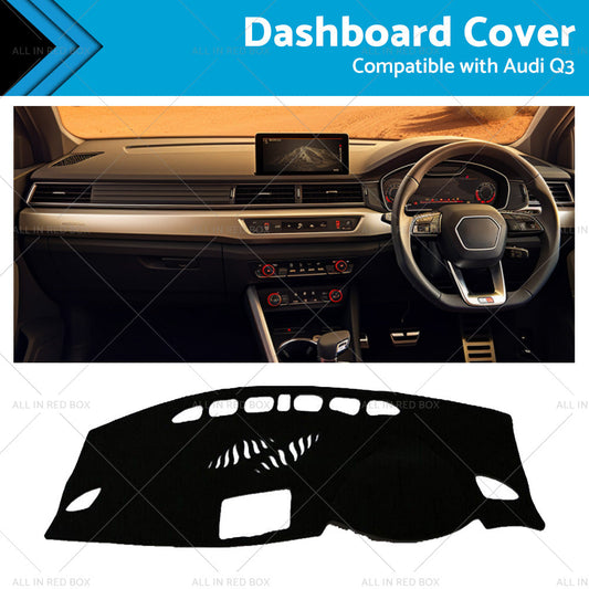 Dash Mat Black for Audi Q3 8U Series (2012-2018)