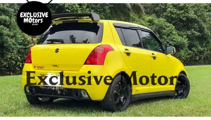 Black JDM Rear Roof Spoiler for Suzuki Swift 2005-2010