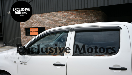 Weathershields Window Visors for Toyota Hilux Dual Cab 2005-2015