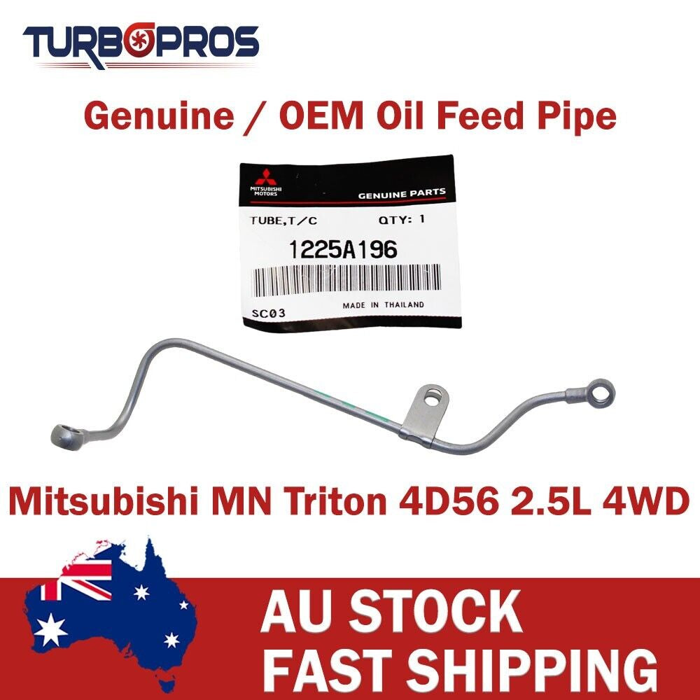 Genuine Turbo Charger Oil Feed Pipe for Mitsubishi MN Triton 4D56 2.5L