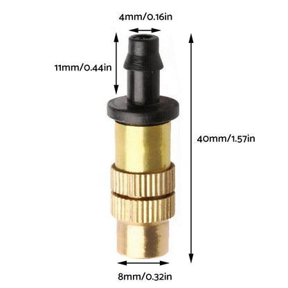 5-20x Brass Spray Misting Nozzle Sprinkler Head Garden Farm Irrigation Connector-1