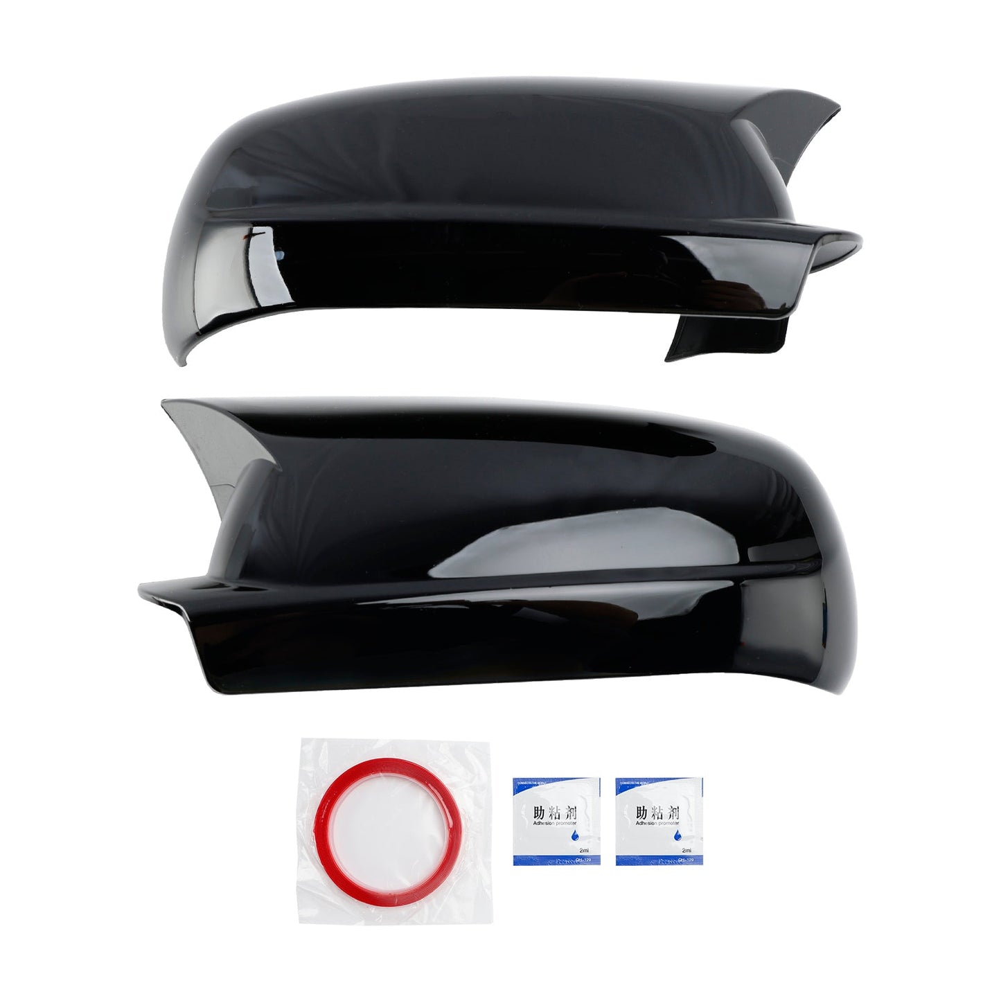 Gloss Black Mirror Cover Caps for VW Golf Mk4 (1998-2004) Left & Right
