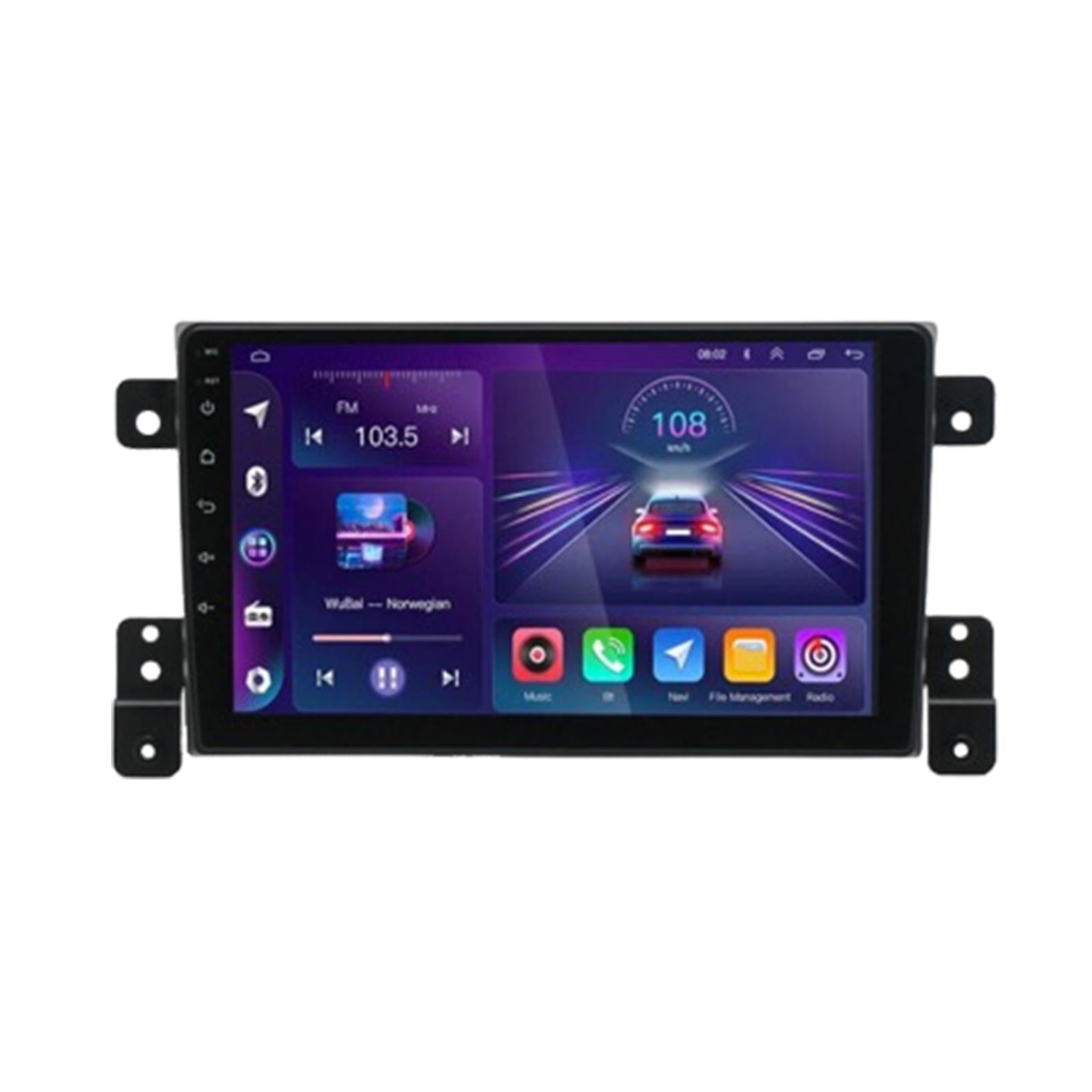 Head Unit Wireless CarPlay Android Auto Suitable for 05-15 Suzuki Grand Vitara-0
