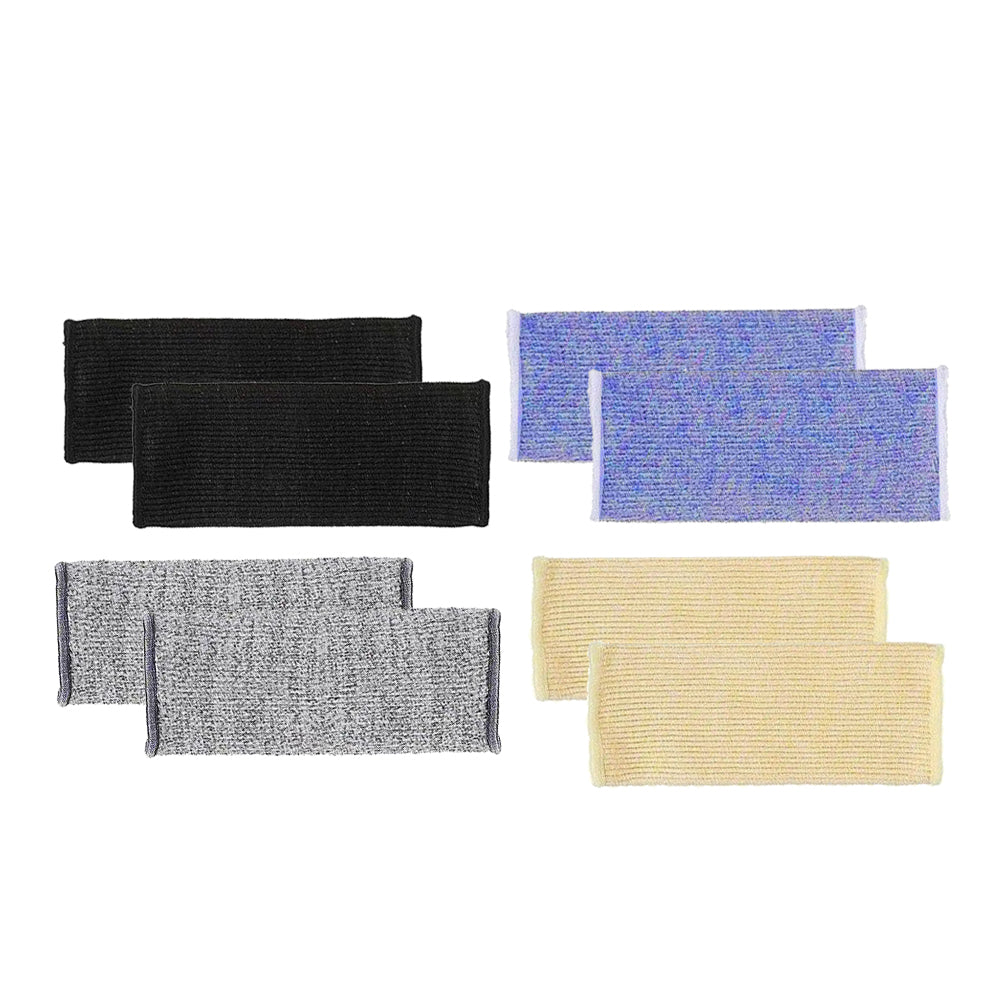 4 Pairs Cut-Resistant Arm Protection Sleeves Forearm Protectors 4 Colors Suitable For Work Safety-0