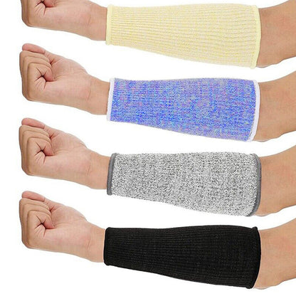 4 Pairs Cut-Resistant Arm Protection Sleeves Forearm Protectors 4 Colors Suitable For Work Safety-3