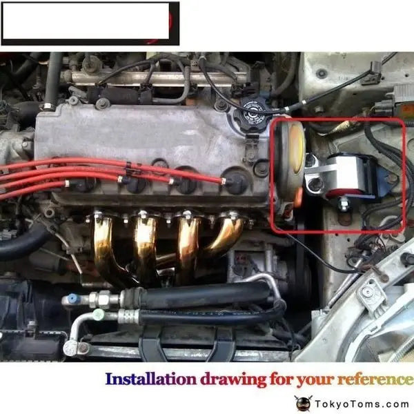 Aluminum Engine Mount Kit Honda Civic 92-95 - Tokyo Tom's