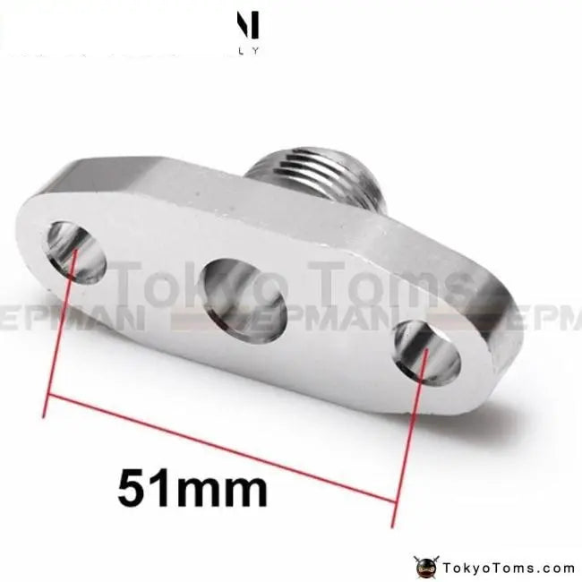 Billet Turbo Oil Drain Return Flange 10An Garrett Gt28 Gt30 Gt35 M8 Hole - Tokyo Tom's