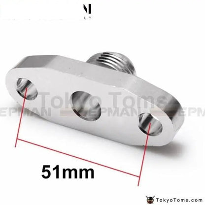Billet Turbo Oil Drain Return Flange 10An Garrett Gt28 Gt30 Gt35 M8 Hole - Tokyo Tom's
