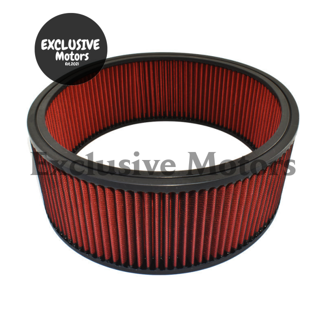 Air Cleaner 14"x5" Red Filter for