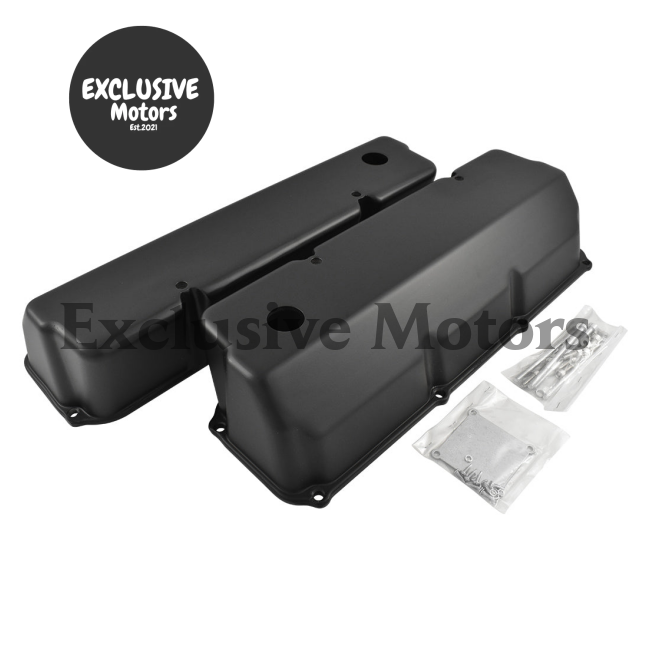 Aluminium Valve Covers 302/351 for Ford Cleveland Black (1969-1982)