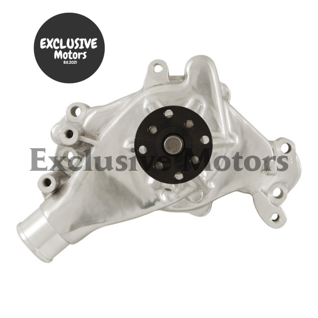 Long Water Pump Polished Aluminum for Chevy SB (1955-1995)