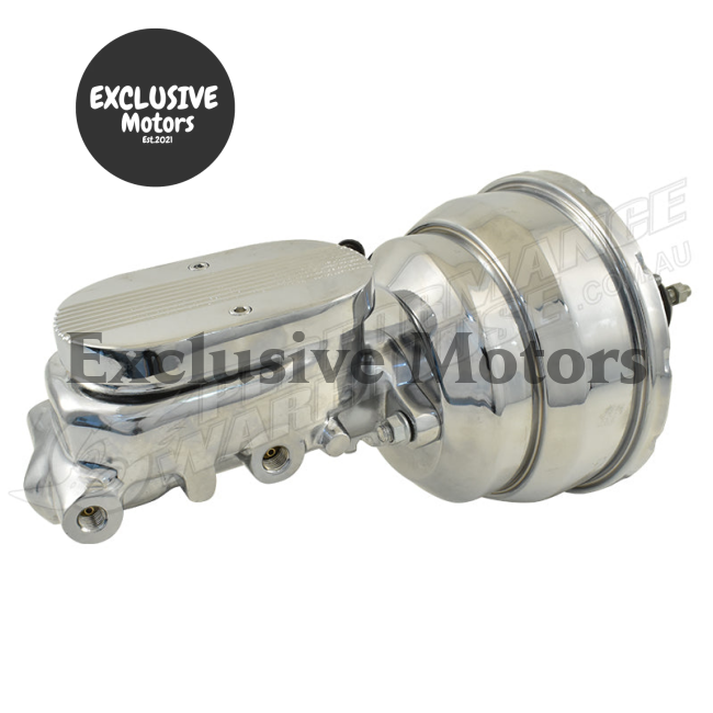 1" Bore Master Cylinder & 8" Chrome Brake Booster for Universal