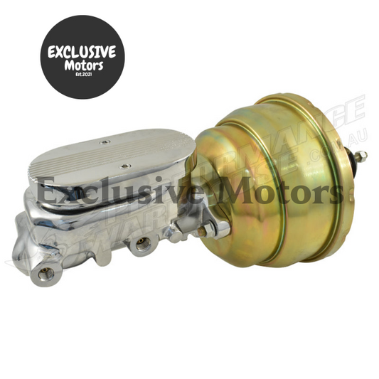 1" Bore Master Cylinder & 8" Dual Brake Booster for Universal