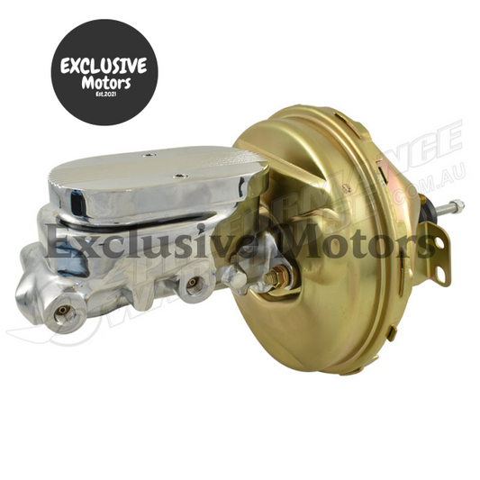 1" Bore Master Cylinder & 9" Brake Booster for Universal Models