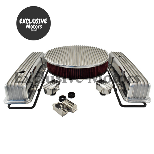 Valve Covers Air Cleaner Breathers for Chevy Small Block (1955-2003)