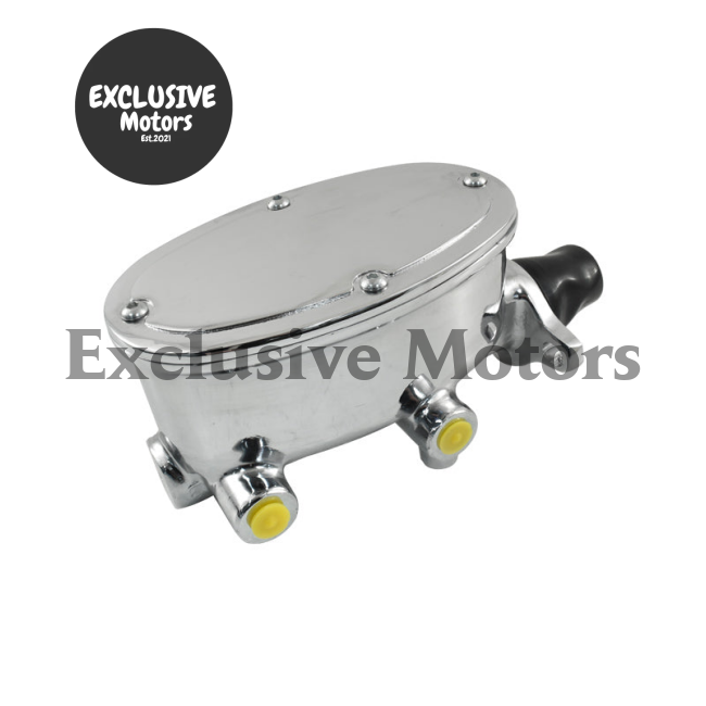 1" Chrome Aluminum Brake Master Cylinder for Wilwood Style