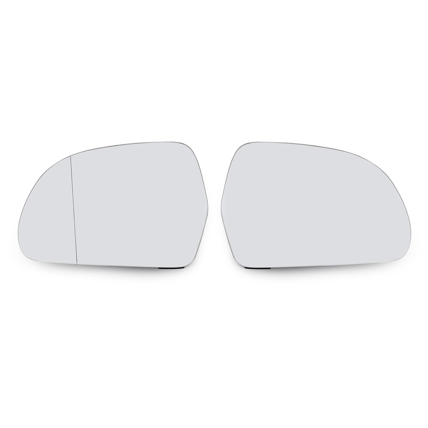 A Pair of L+R Side Rearview Mirror Glass Heated For A3 A4 A5 A6 A8 Q3 OCTAVIA