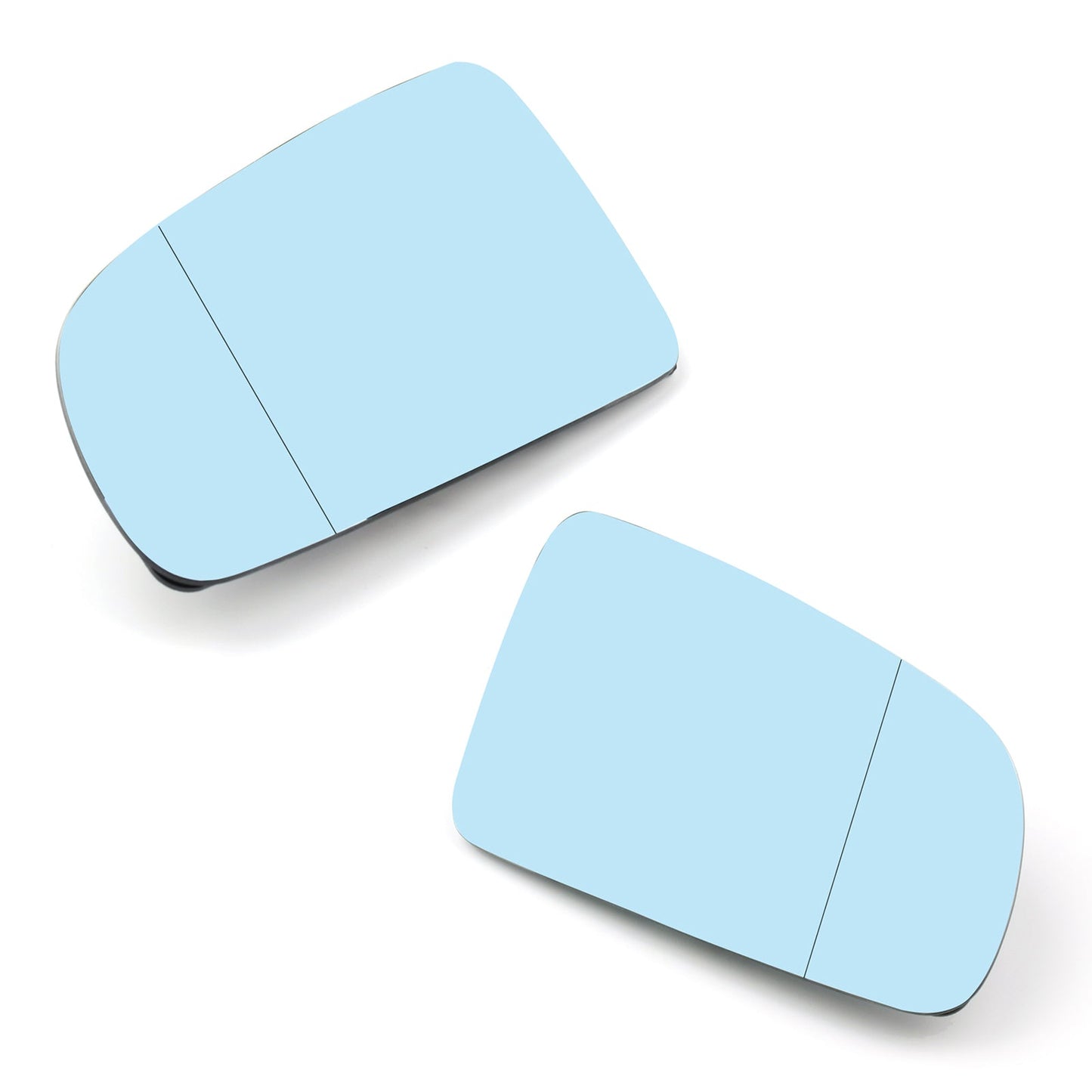 Blue Rearview Mirror Glass for Audi A4 B6/B7, A6 C6 (2005-2008)