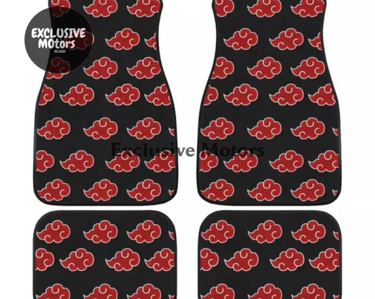 Custom Akatsuki Clouds Floor Mats