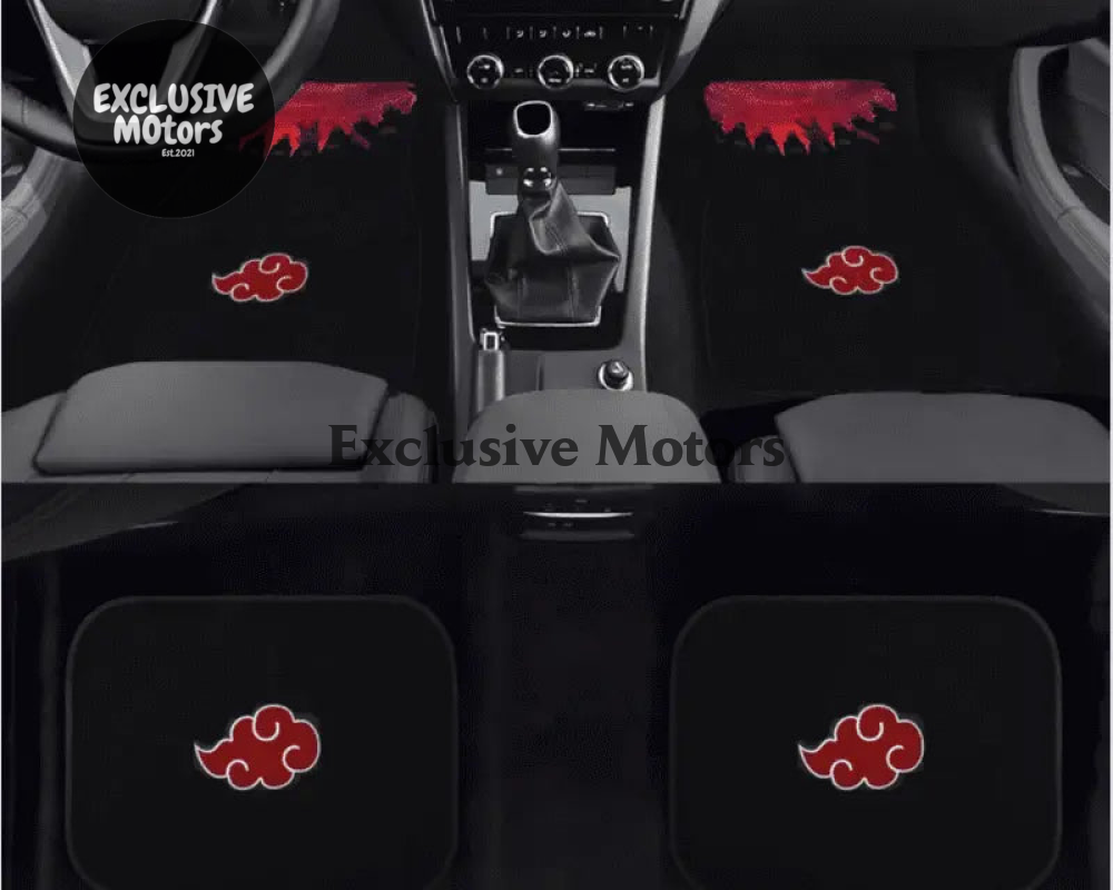 Custom Akatsuki Clouds Floor Mats