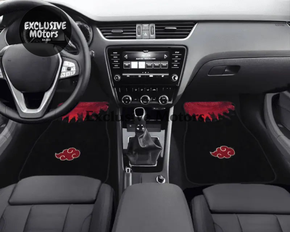 Custom Akatsuki Clouds Floor Mats