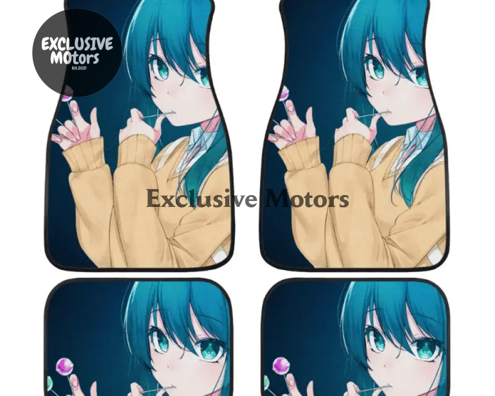 Custom Anime Kawii Lollipop Floor Mats