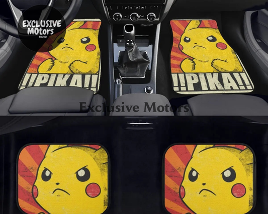Custom Anime PIKA Floor Mats