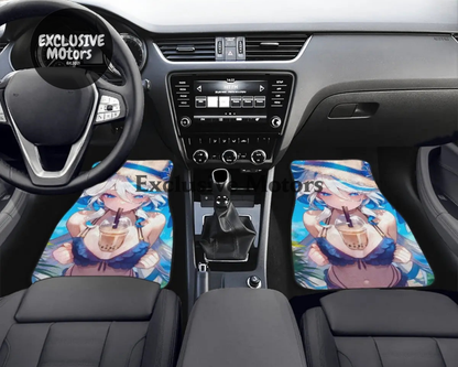 Custom Anime Waifu  Floor Mats