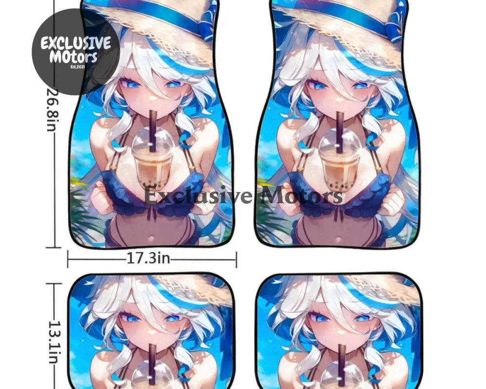 Custom Anime Waifu  Floor Mats